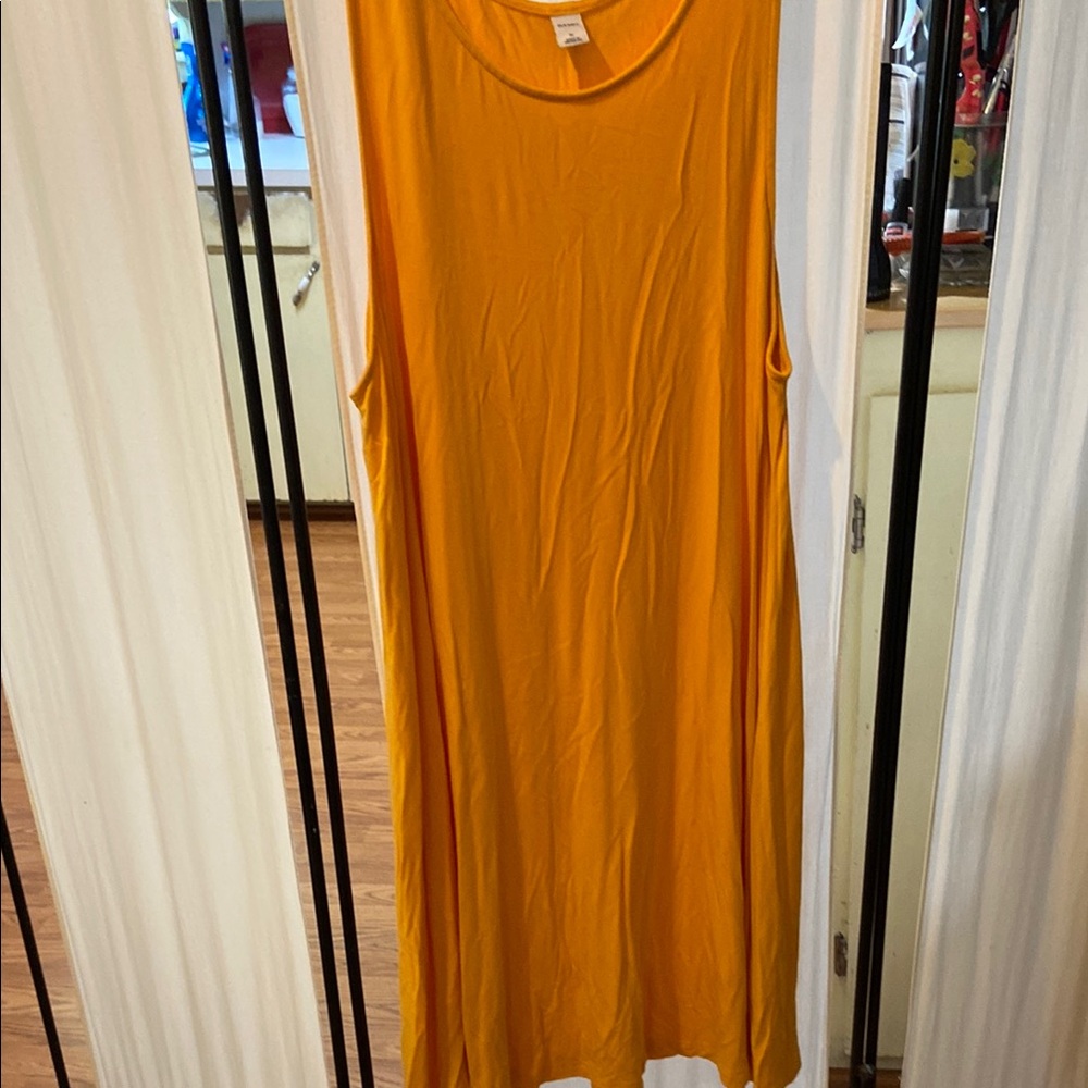 Old Navy Orange Maxi Dress